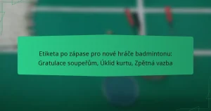 Etiketa po zápase pro nové hráče badmintonu: Gratulace soupeřům, Úklid kurtu, Zpětná vazba