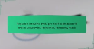 Regulace časového limitu pro nové badmintonové hráče: Doba trvání, Frekvence, Požadavky hráčů