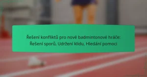 Řešení konfliktů pro nové badmintonové hráče: Řešení sporů, Udržení klidu, Hledání pomoci