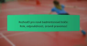 Rozhodčí pro nové badmintonové hráče: Role, odpovědnosti, úrovně pravomocí